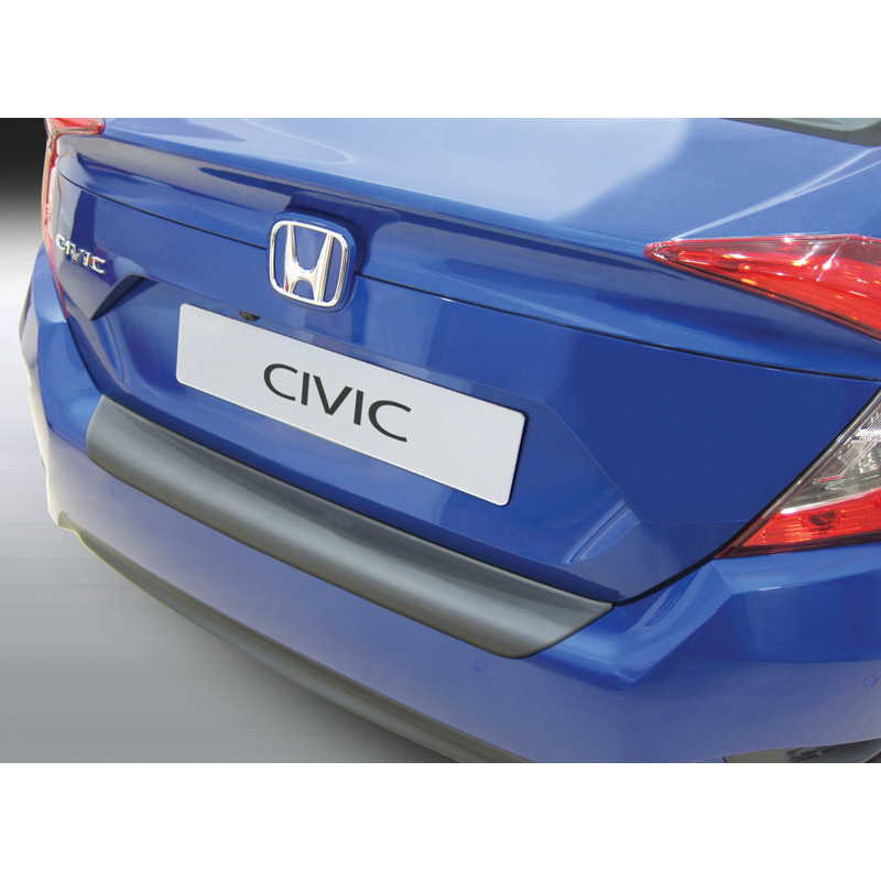 ABS Rear bumper protector  Honda Civic X Sedan SE/EX 5/2017- Black