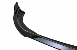 Voorspoiler passend voor Mercedes S Klasse W223 Sport Line Glans Zwart