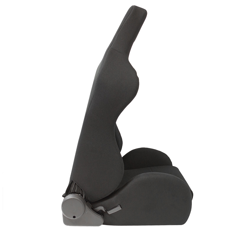 Sport seat 'Eco' - Black - Right-side reclinable back-rest - incl. slides