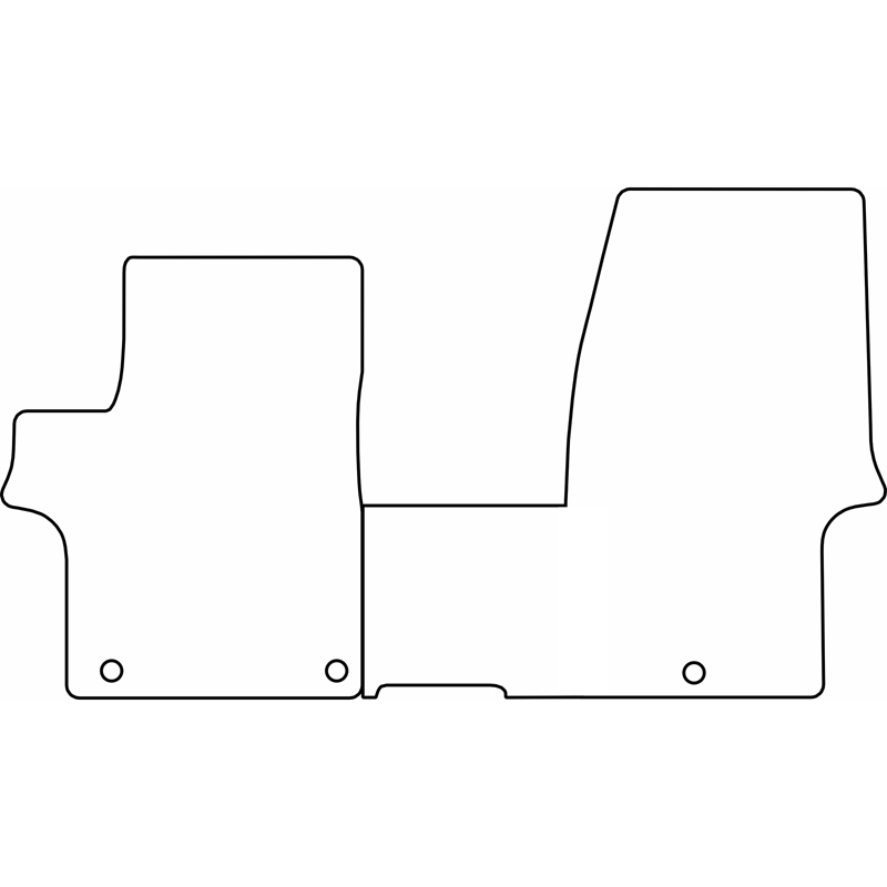 Set velour car mats  Kia PV5 2025- (only front)