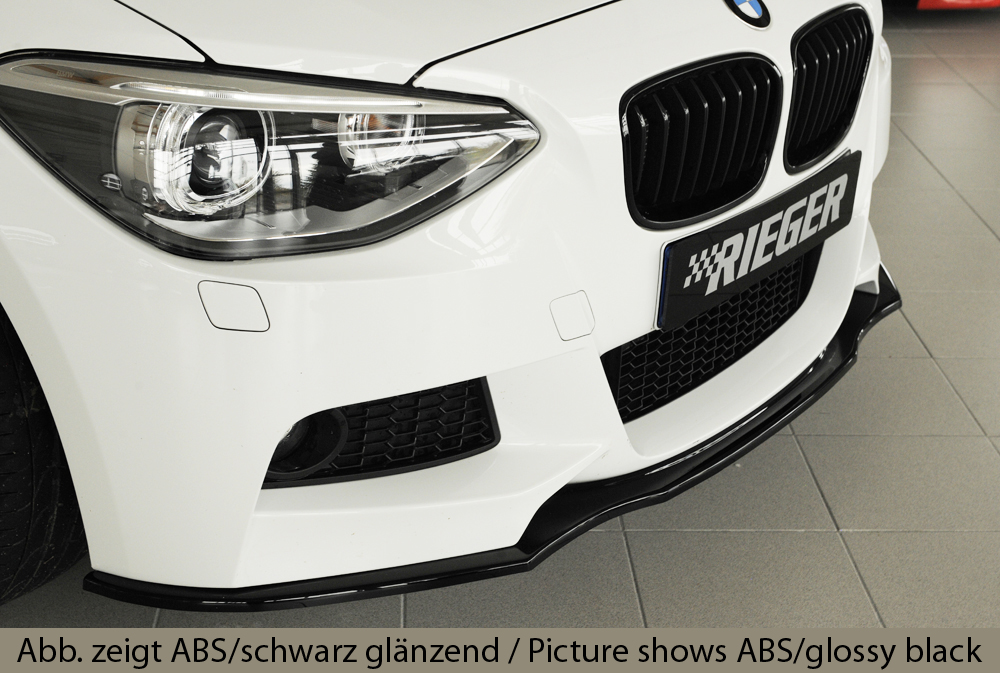 Voorspoiler passend voor BMW 1Serie F20/F21 2012-2015 Ongespoten Rieger