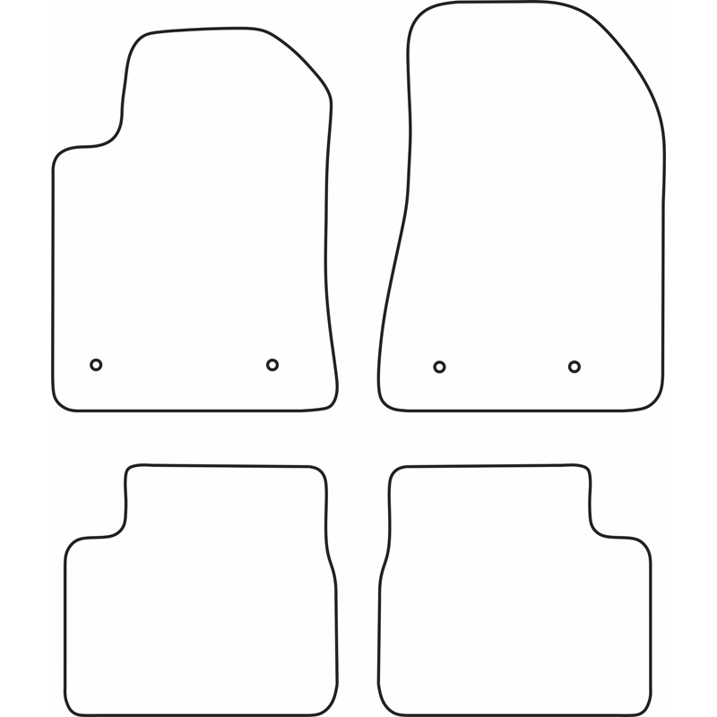 Set car mats  Alfa Romeo Giulietta 2014-