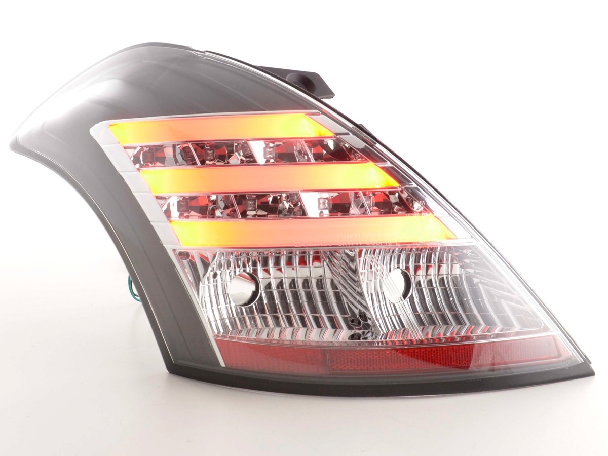 Rear lights Suzuki Swift with Tube and LED 11- Black