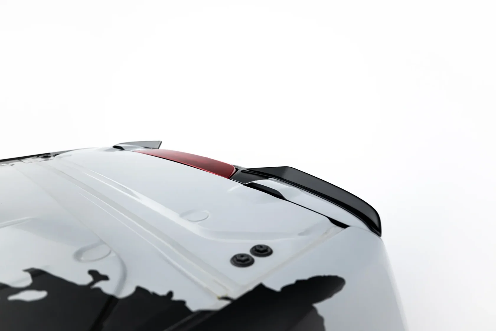 Roof spoiler  Ford Transit Custom (V710) 2023- & Volkswagen Transporter T7 2024- (with 2 rear doors) (PU)