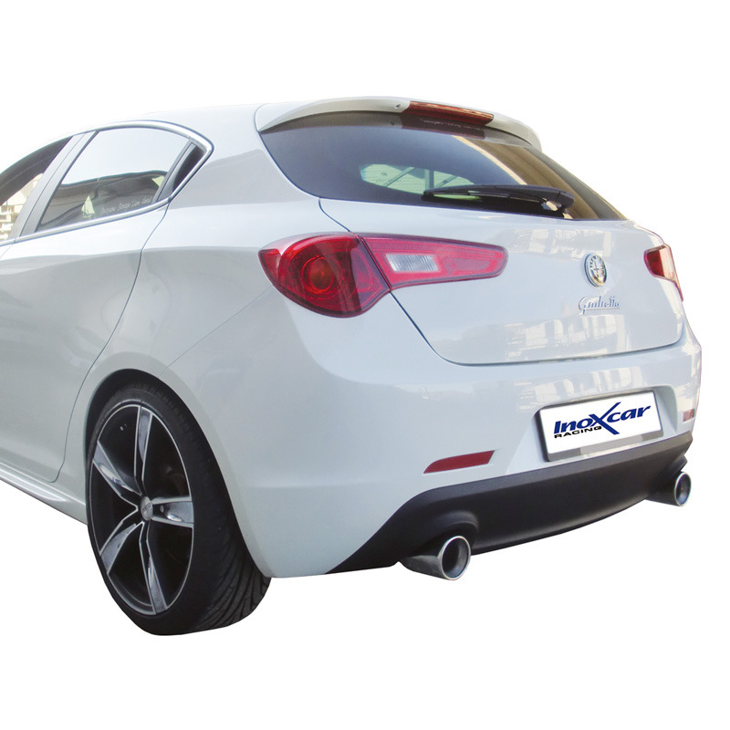 100% Inox Double Sport Exhaust  Alfa Romeo Giulietta 1750Tbi Veloce (240HP) 2016- 110mm X-Race (Ø60mm)