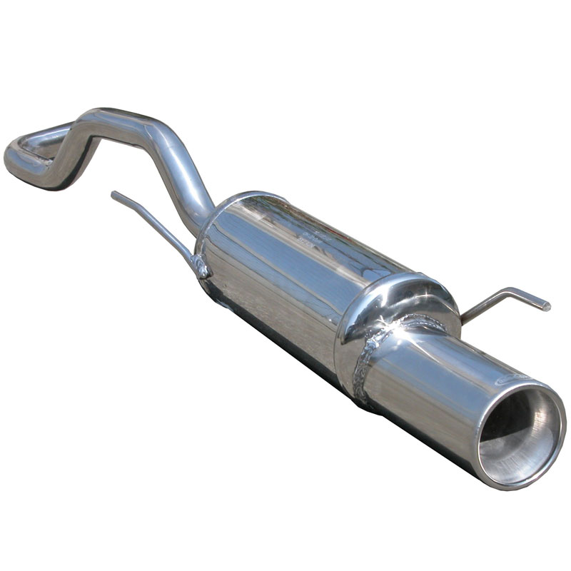 100% Inox Sport Exhaust  Seat Ibiza 6K 1.4 16v (101HP) 1996-2000 102mm