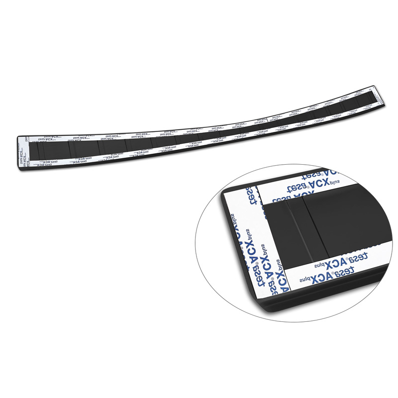 Black Stainless Steel Rear bumper protector  Lexus RZ 2023- 'Ribs'
