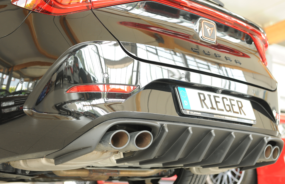 Diffuser passend voor Seat Leon KL ST/sportstourer 2020- Rieger mat zwart
