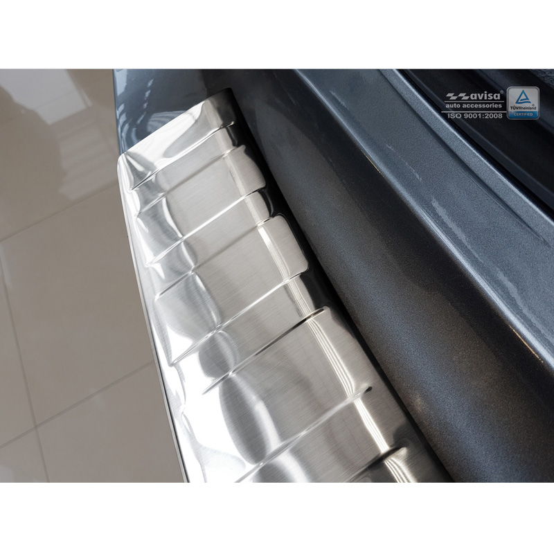 Stainless Steel Rear bumper protector  Nissan X-Trail III (T32) Facelift 2017-2021 'Ribs'
