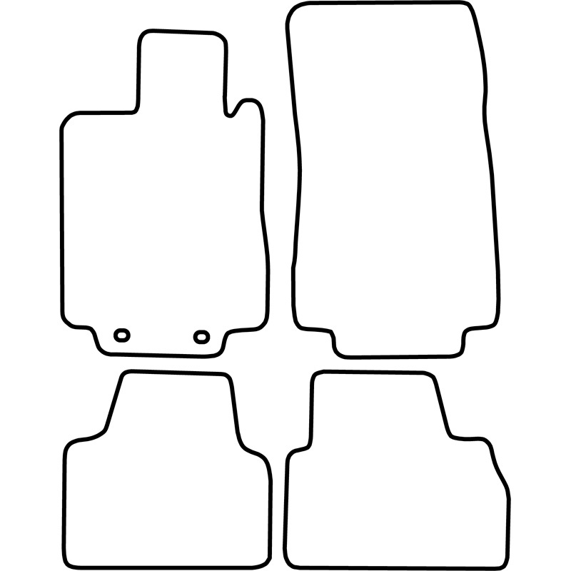 Set car mats  Mercedes S-Class W220 1999-2005