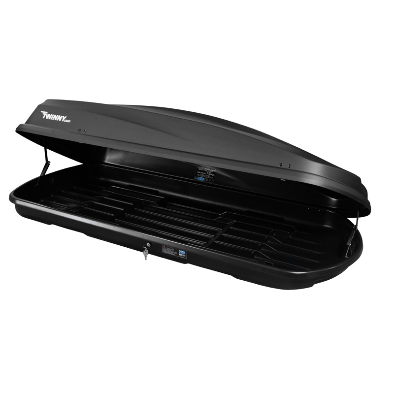 Twinny Load Roof Box TBX 470 litres Matt Black with Texture 189x78x38cm