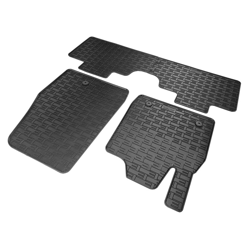 Rubber car mats set  Ford Mustang Mach E 2020- (4-pieces + fixing system)