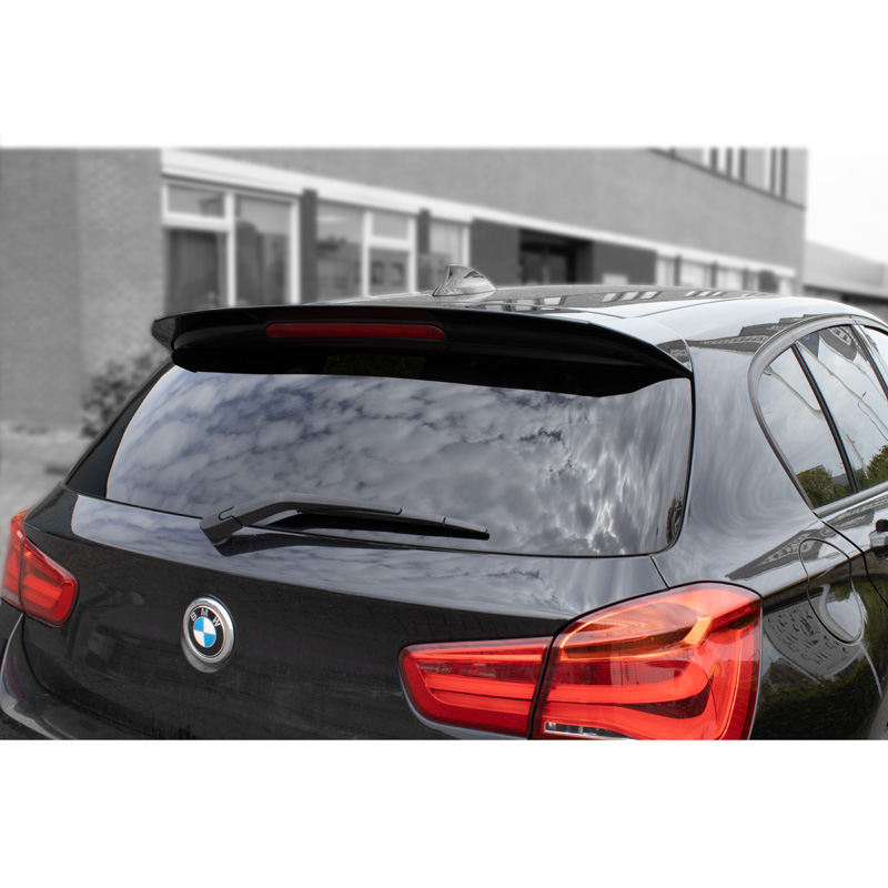 Roof spoiler  BMW 1-Series F20/F21 3/5-doors 2011-2019 (ABS Glossy Black)