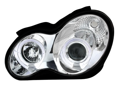 Headlights Mercedes W203 New Chrome