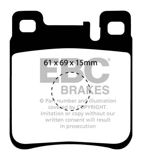 EBC Brakes MERCEDES E-Class (W210) E250 TD Station 96-2002 Rembl