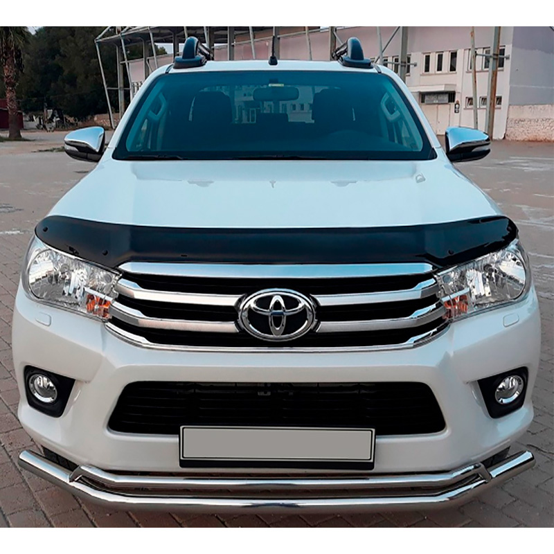 Bonnet Protector  Toyota Hilux 8th Gen. 2015-2020 - Gloss black
