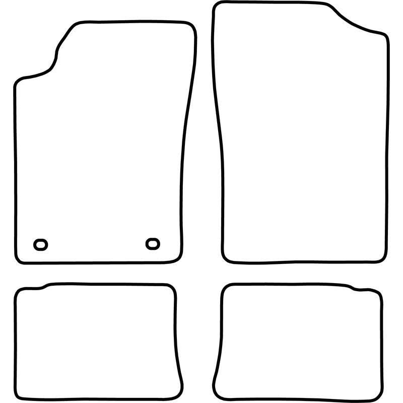 Set car mats  Peugeot 306 exkl. Convertible 1993-2003