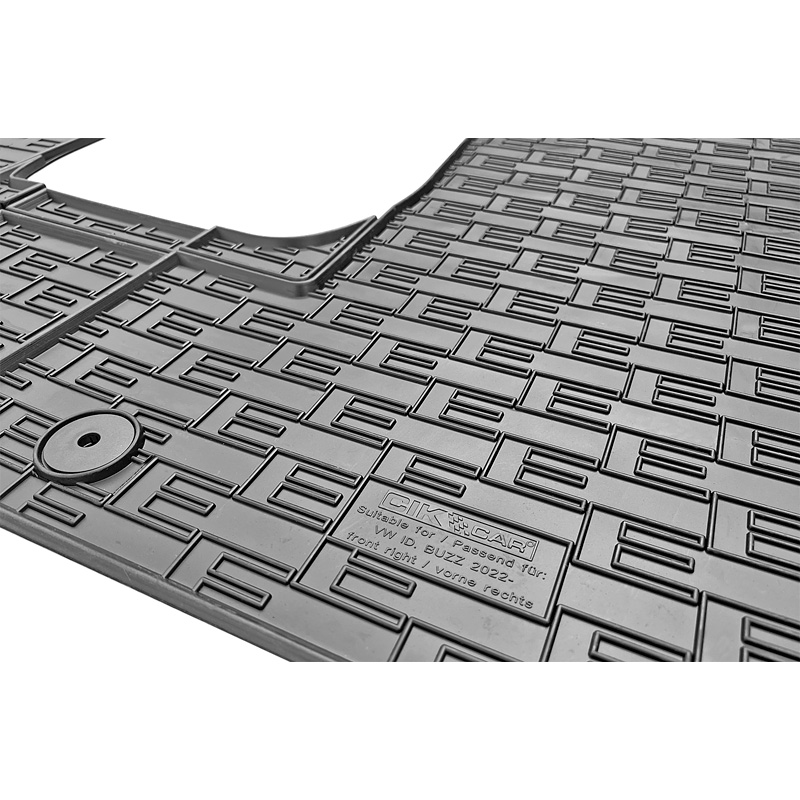 Rubber car mats set  Volkswagen ID.Buzz Bus 2022- (3-pieces)