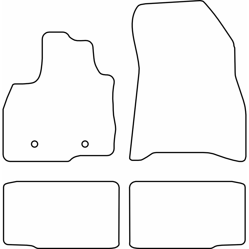 Set car mats  Dacia Duster III Mild Hybrid (TCe) 4x4 2024-