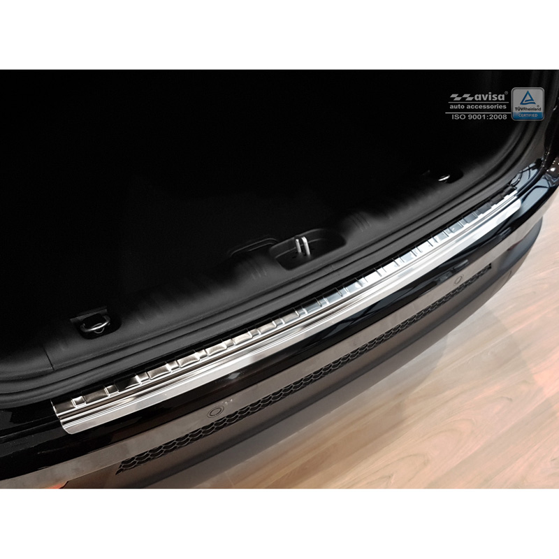 Stainless Steel Rear bumper protector  Jeep Compass 2017- 'Ribs'