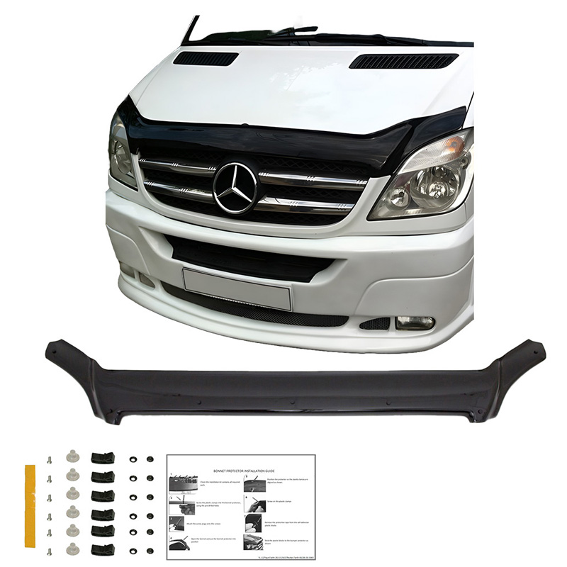 Bonnet Protector  Mercedes Sprinter W906 2006-2013 - Gloss black