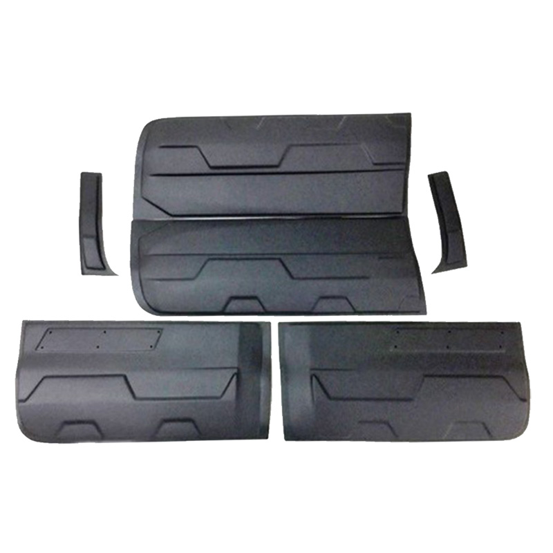 Body Cladding  Ford Ranger T6/T7/T8 2012-2022 (Jumbo) - Gloss black
