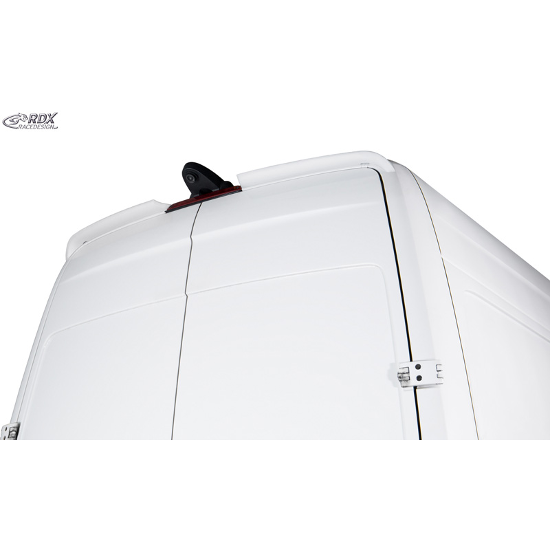 RDX Roof spoiler  Volkswagen Crafter (H2) 2006-2016 & Mercedes Sprinter (H2) 2006-2018 & 2018- (with 2 barn doors) (PU)