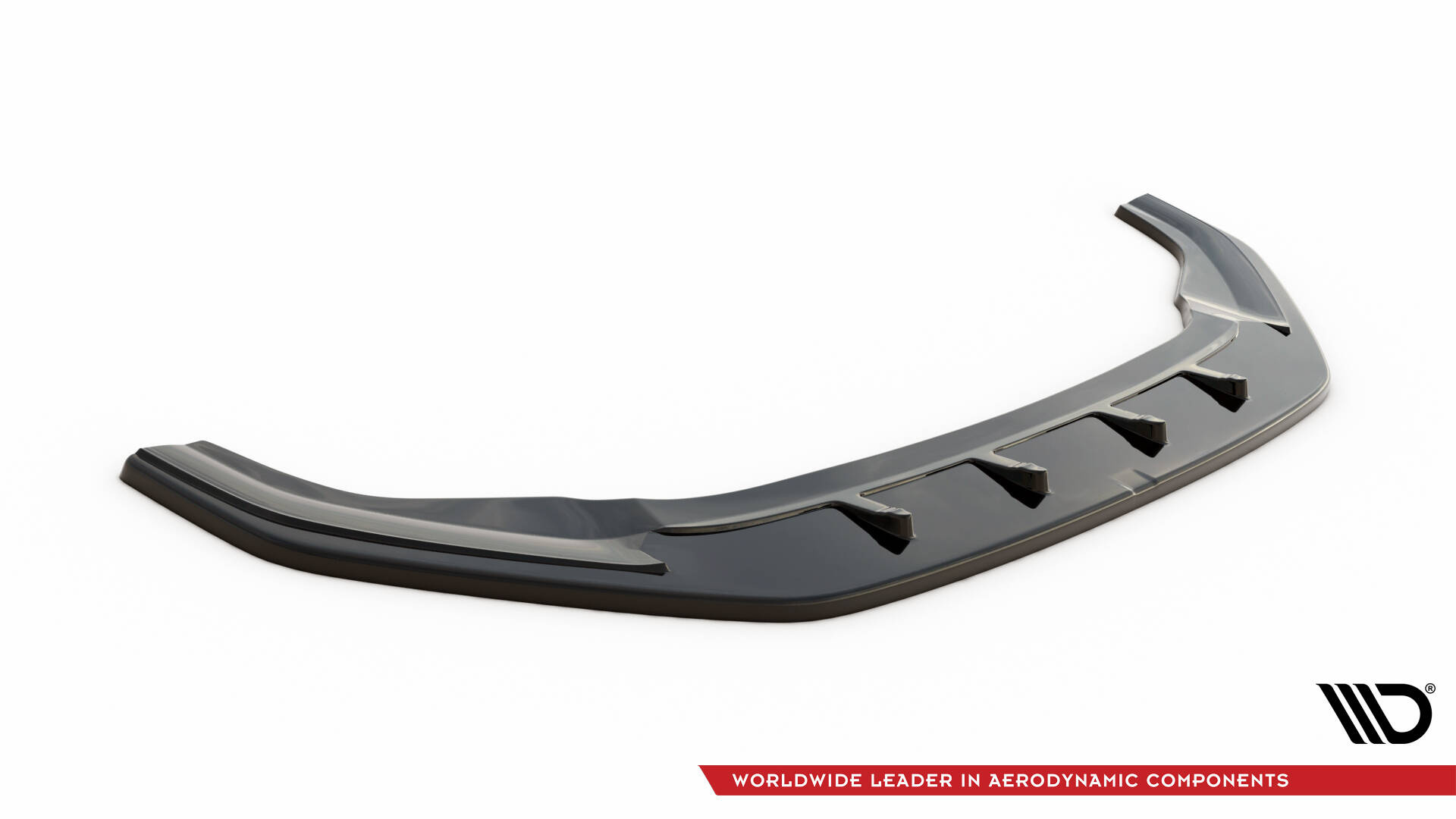 Voorspoiler passend voor VW Golf 7.5 GTI Facelift Glans Zwart