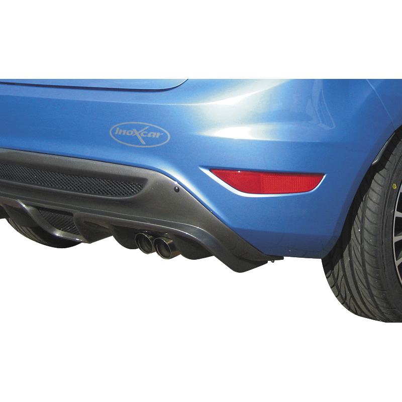 100% Inox Sport Exhaust  Ford Fiesta VII 1.6 (120HP) 9/2008- 2x80mm Racing