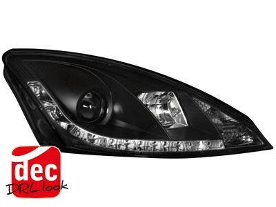 Headlights Ford Focus 01-04 Devil Eyes Dayline 2 Black
