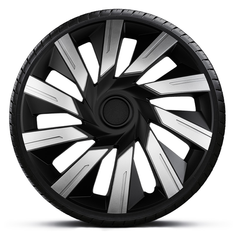 Set J-Tec wheel covers Tecna 15-inch silver/black