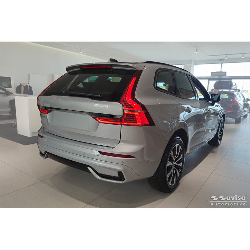 Avisa Black Chrome Stainless Steel Tailgate Trim  Volvo XC60 II 2017-2021 & Facelift 2021-