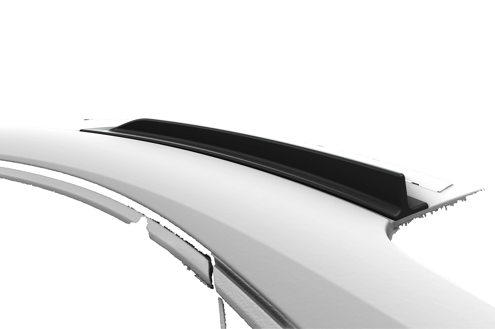 Roof Fins with ABE Audi A3 / S3 / RS3 8Y Sedan 2020– Gloss Black