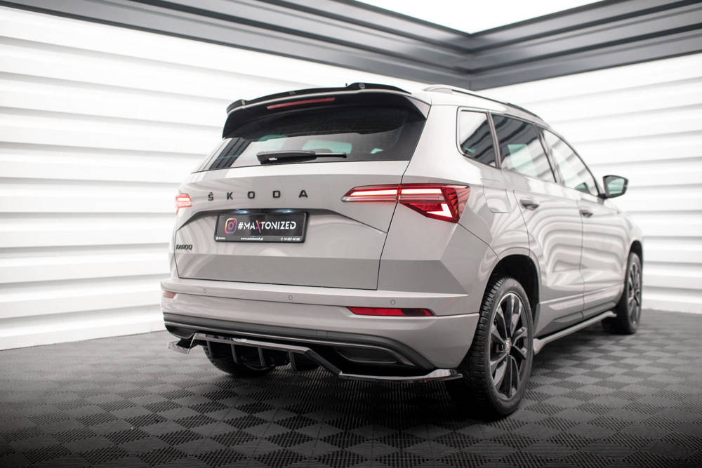 Spoiler passend voor Skoda Karoq Sportline FL Maxton Glans Zwart