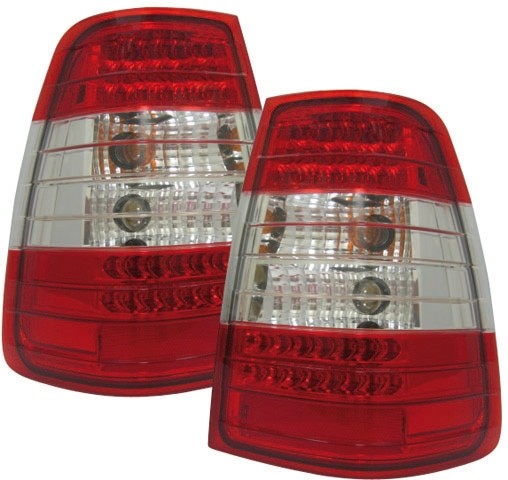 Tail Lights Mercedes E-Class W124 85-93 Red/White Kombi