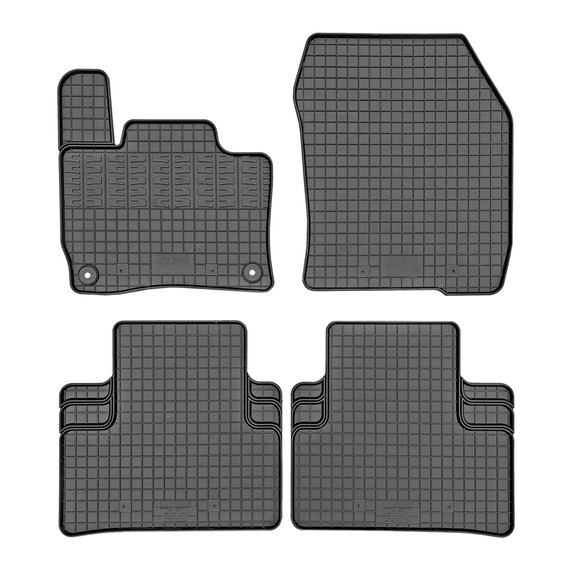 Rubber car mats set  Opel Astra-e (L) 2024- (4-pieces + fixing system)