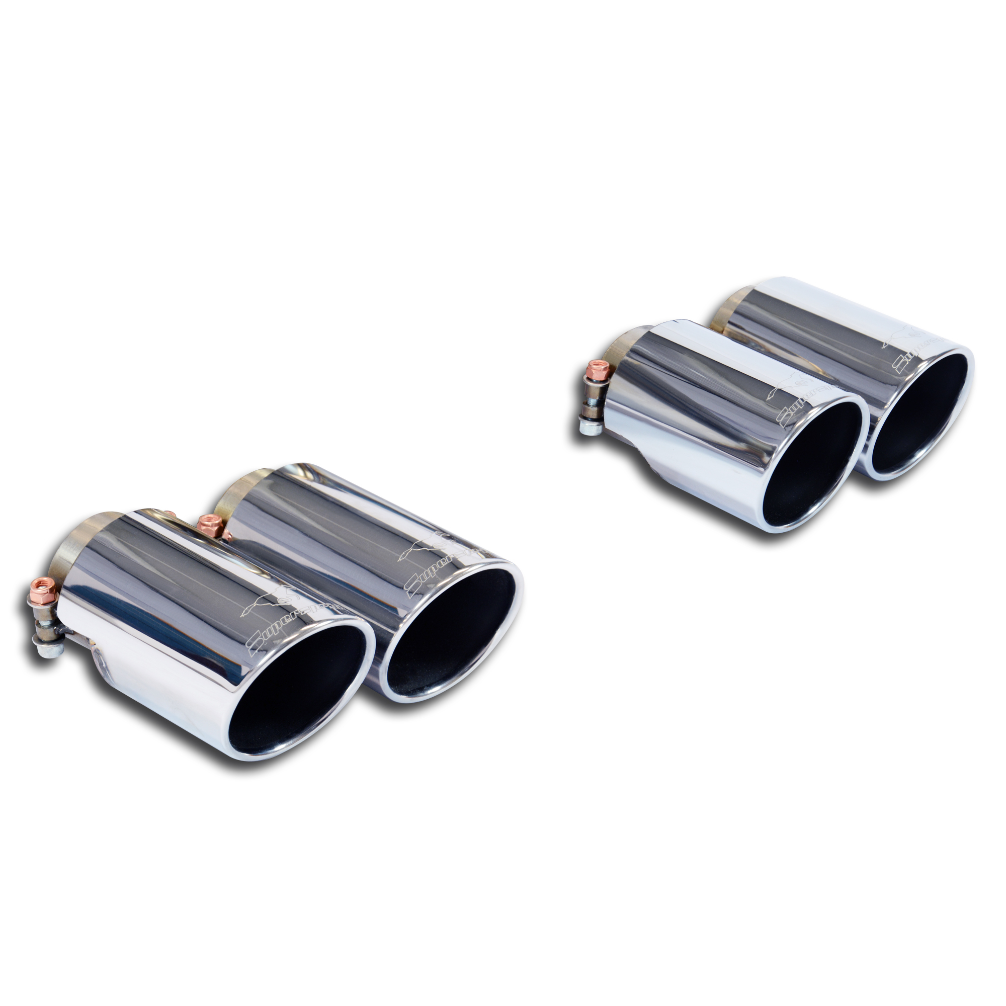 AUDI A5 F5 Sportback QUATTRO 2.0 TFSI (252 Hp) 2017 Endpipe kit 4 exit OO90 Right + OO90 Left