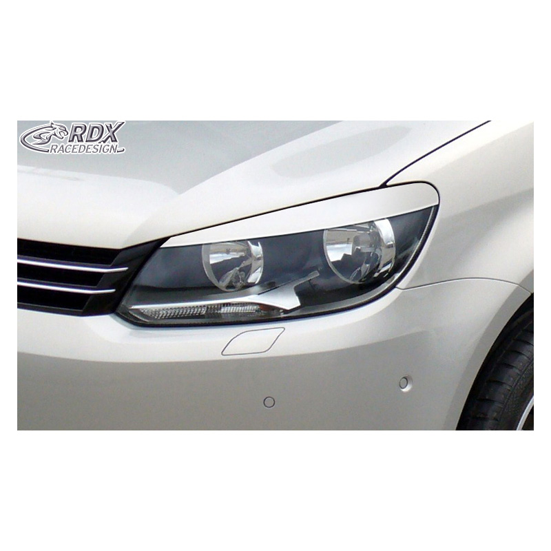 Head light spoilers  Volkswagen Touran 1T1 Facelift 2011-2014 & Caddy 2010-2015 (ABS)