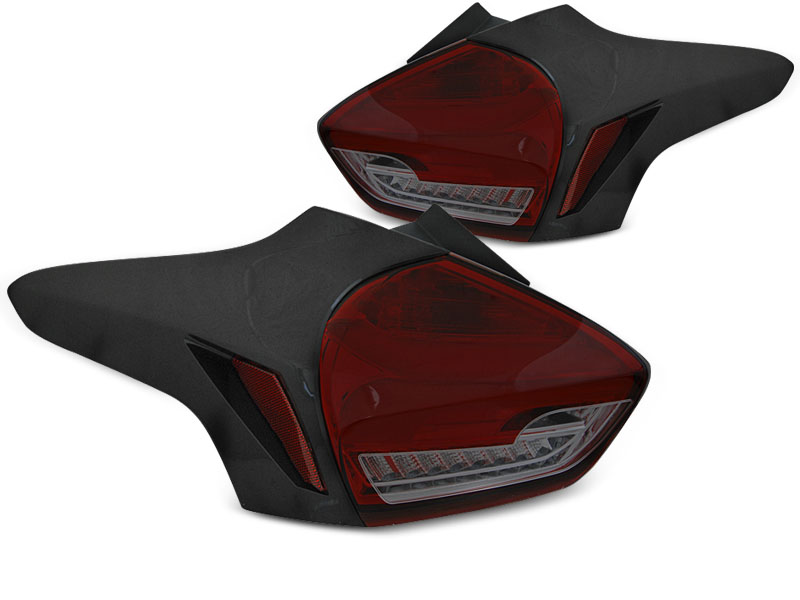 Rear Lights Ford Focus III 15-18 LED Dynamic Red/Smoke