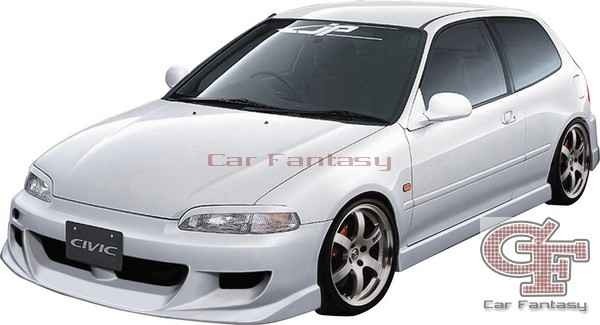 Sideskirts Honda Civic HB 3drs 9/91-9/95 JP-Style