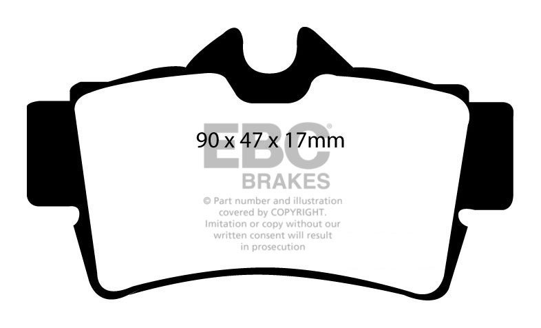 EBC Brakes FORD Mustang 4.6 Cobra 96-2004 Remblokken achterzijde