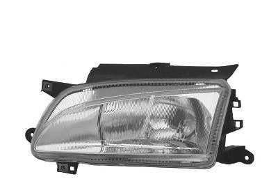koplamp, H4, rechts Peugeot Partner, 1996-2002