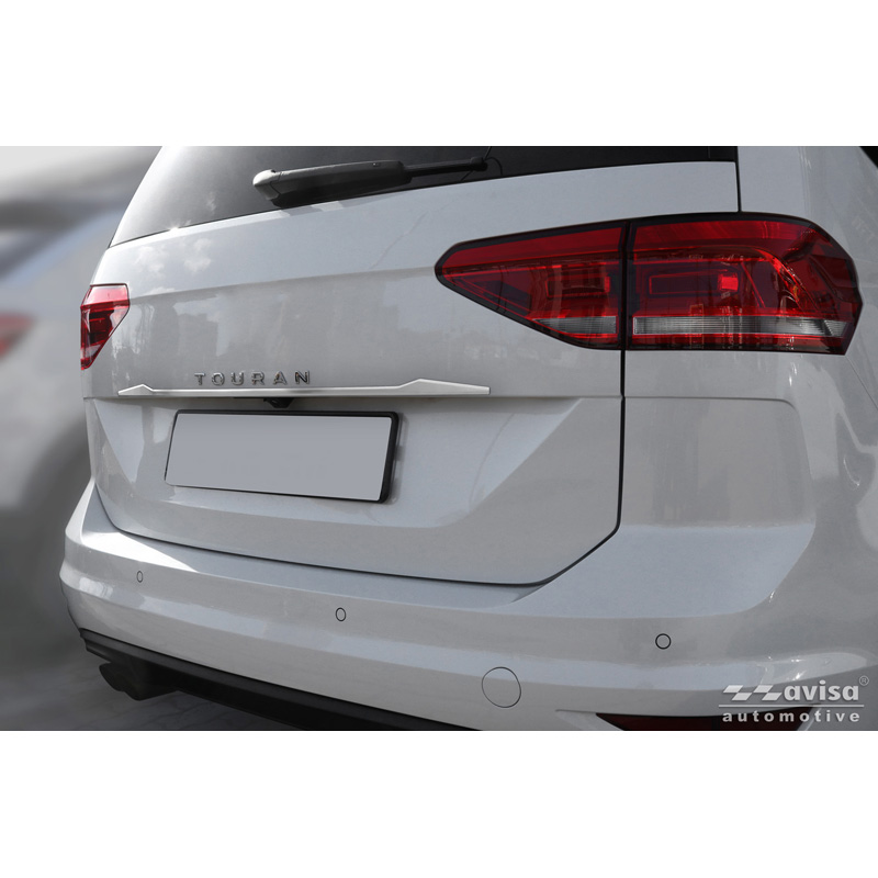 Avisa Brushed Stainless Steel Trunk Tailgate Trim Cover  Volkswagen Touran (5T1) R-Line 2015-