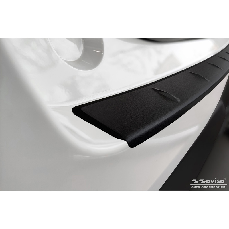 Matt Black Stainless Steel Rear bumper protector  MG 4 (EV) 2022- 'Ribs'