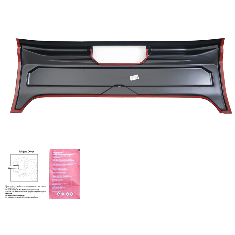 Tailgate Cover  Ford Ranger T9 2022- - Gloss black