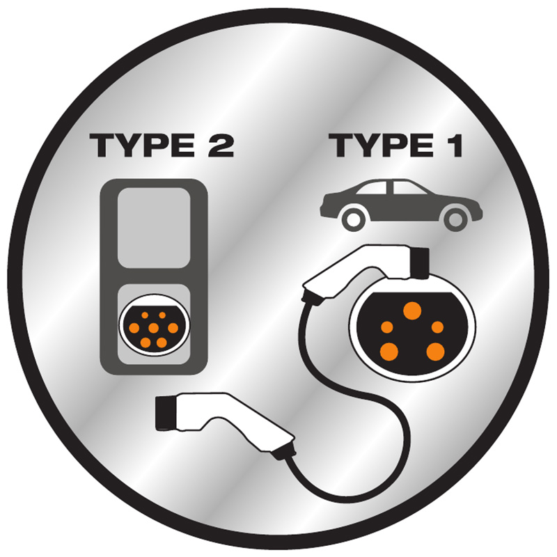 Osram BATTERYcharge 5PIN Type2>1 32A 1ph (5m) - Charging Cable EV