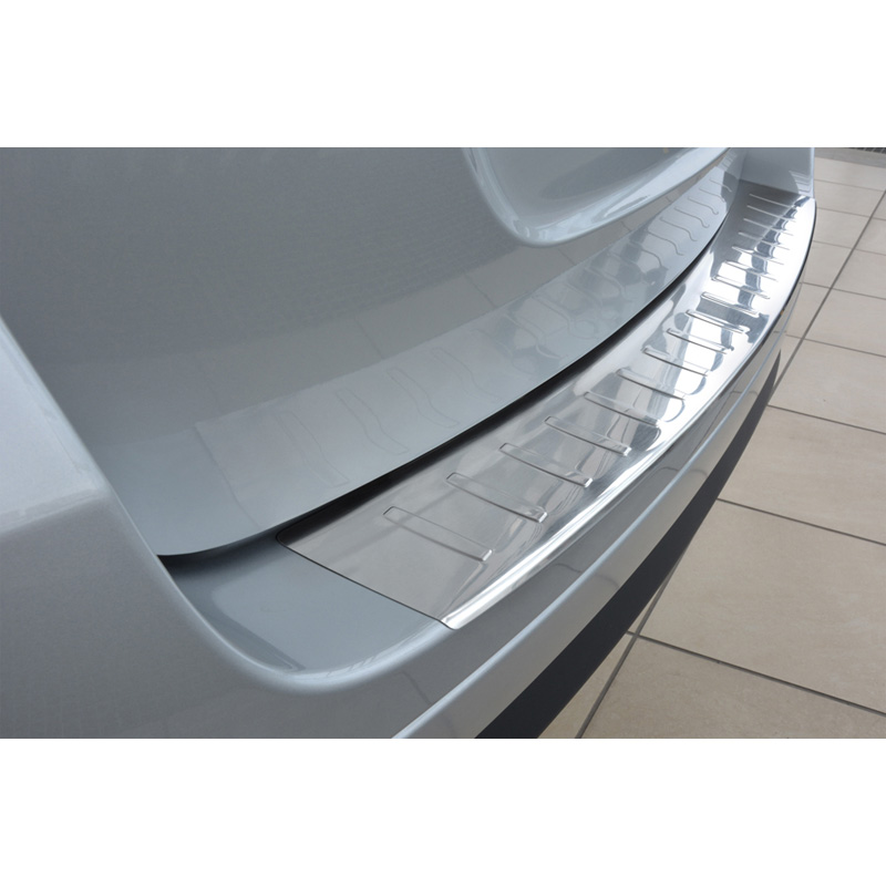 Stainless Steel Rear bumper protector  Dacia Logan MCV 2013- 'Ribs'
