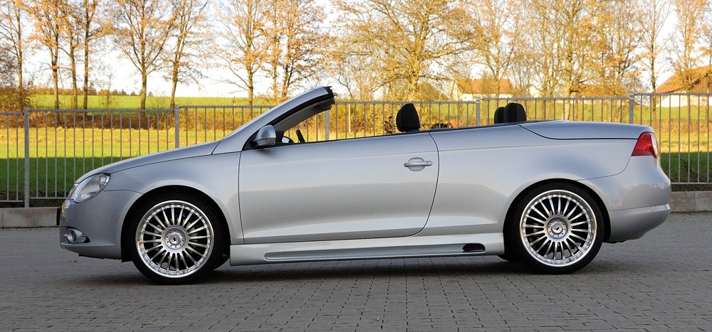 Sideskirts with schacht and uitsnede VW Eos Rieger