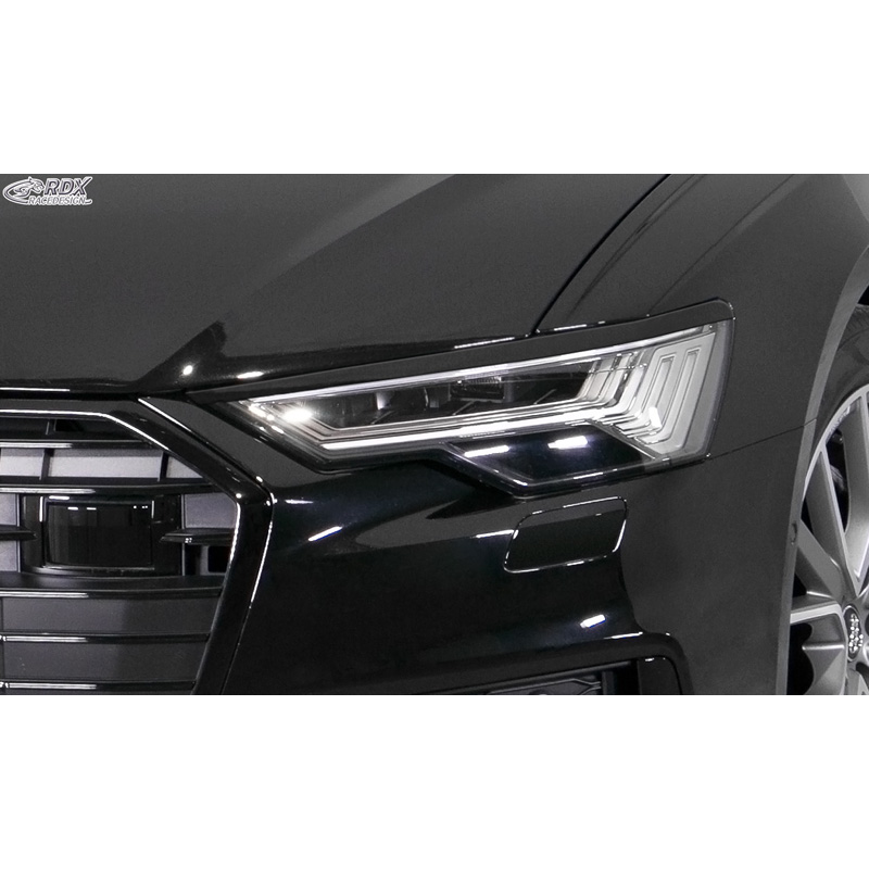 Head light spoilers  Audi A6 (C8) Sedan/Avant 2018- (ABS)