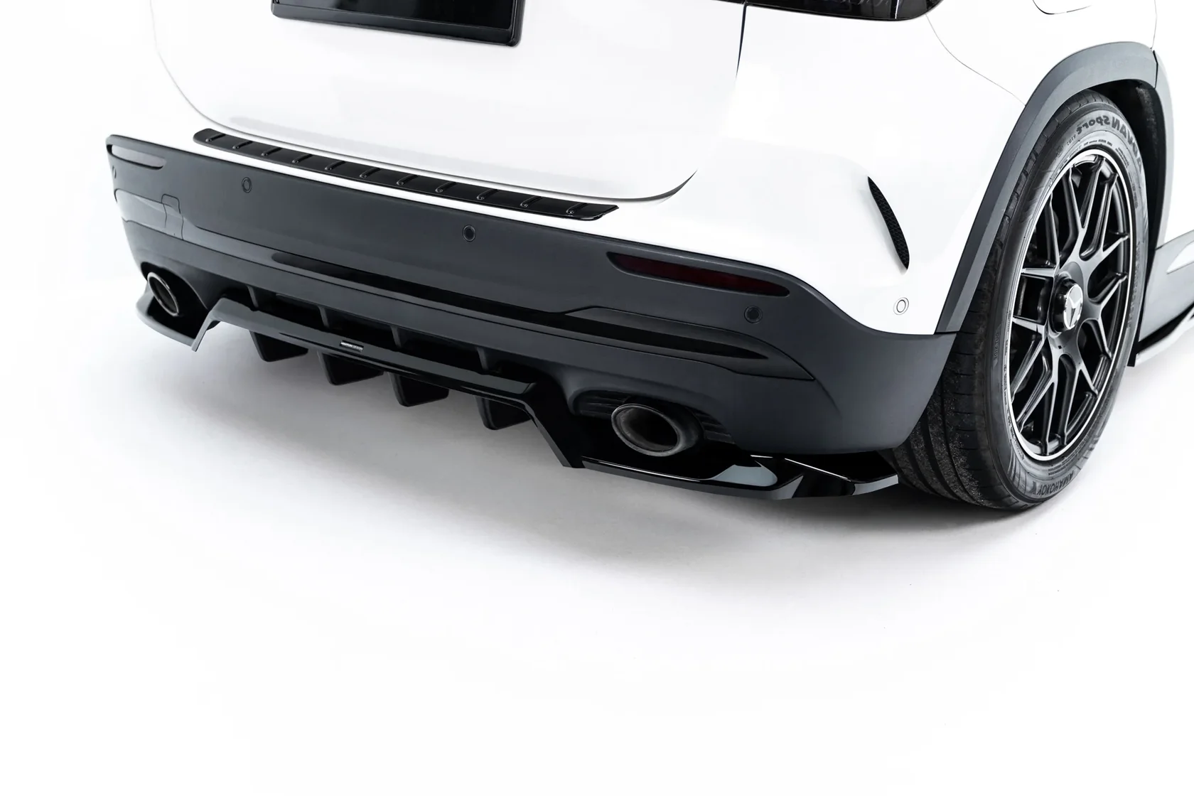 Bodykit passend voor Mercedes-AMG GLA 35 H247 Glans Zwart